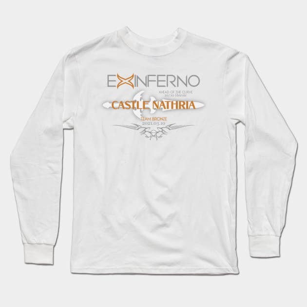 Team Bronze AOTC Castle Nathria Long Sleeve T-Shirt by Ex Inferno